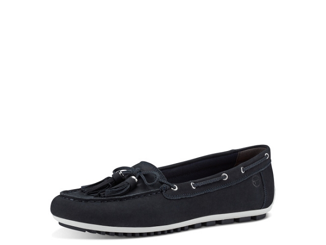 Tamaris mocassin 24613 20 navy nubuc